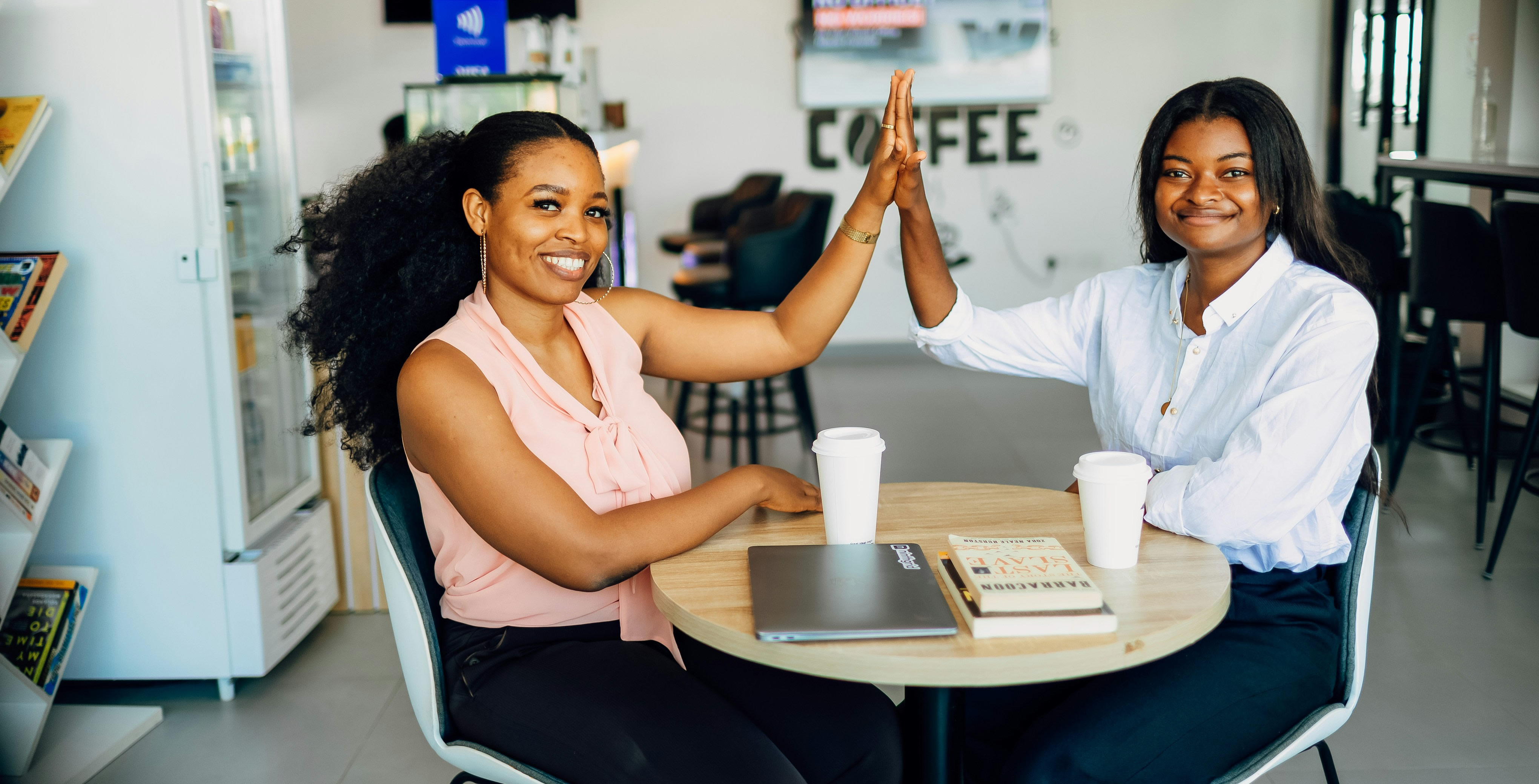 Ugandan women entrepreneurs running a small business